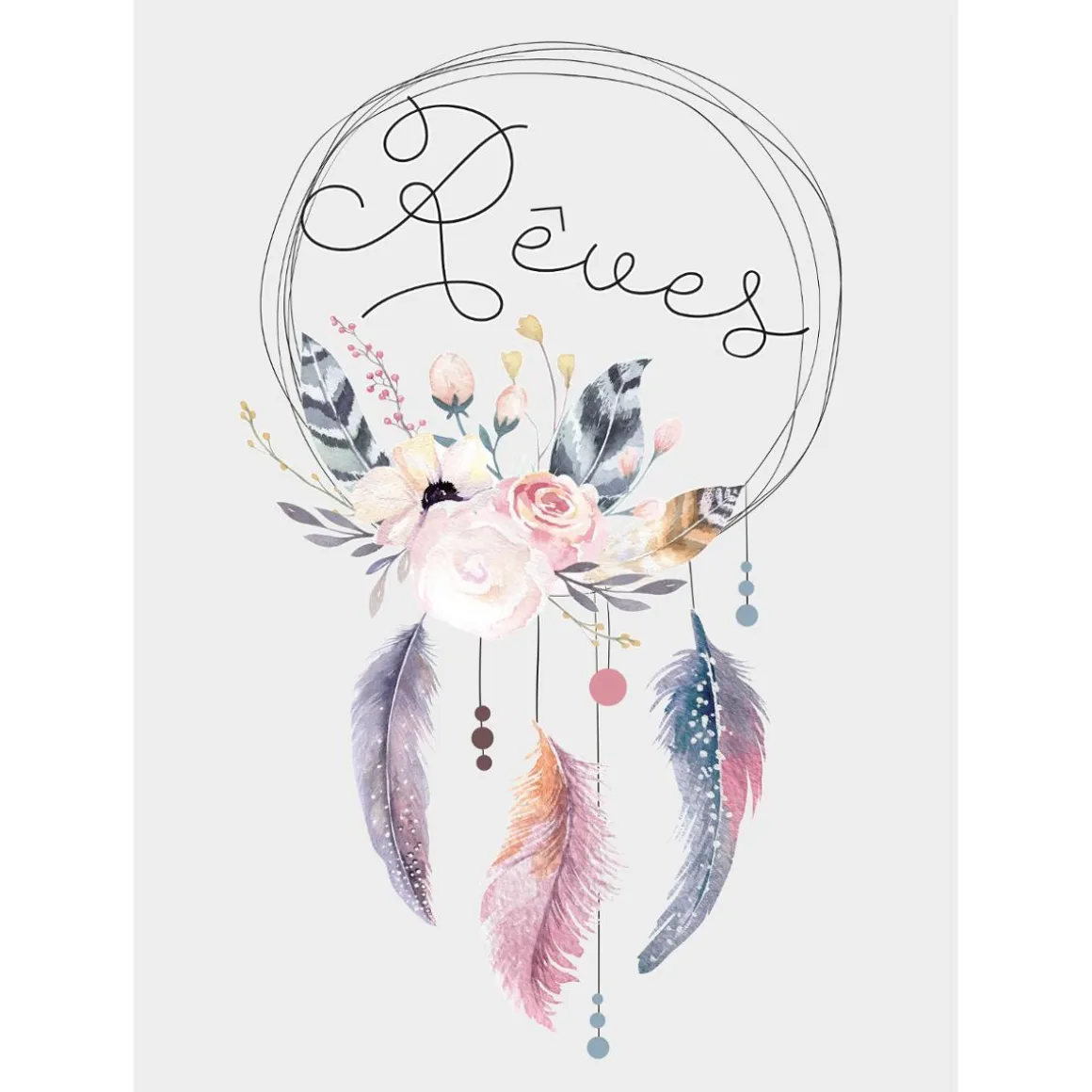 STICKER ATTRAPE REVE 30X40CM