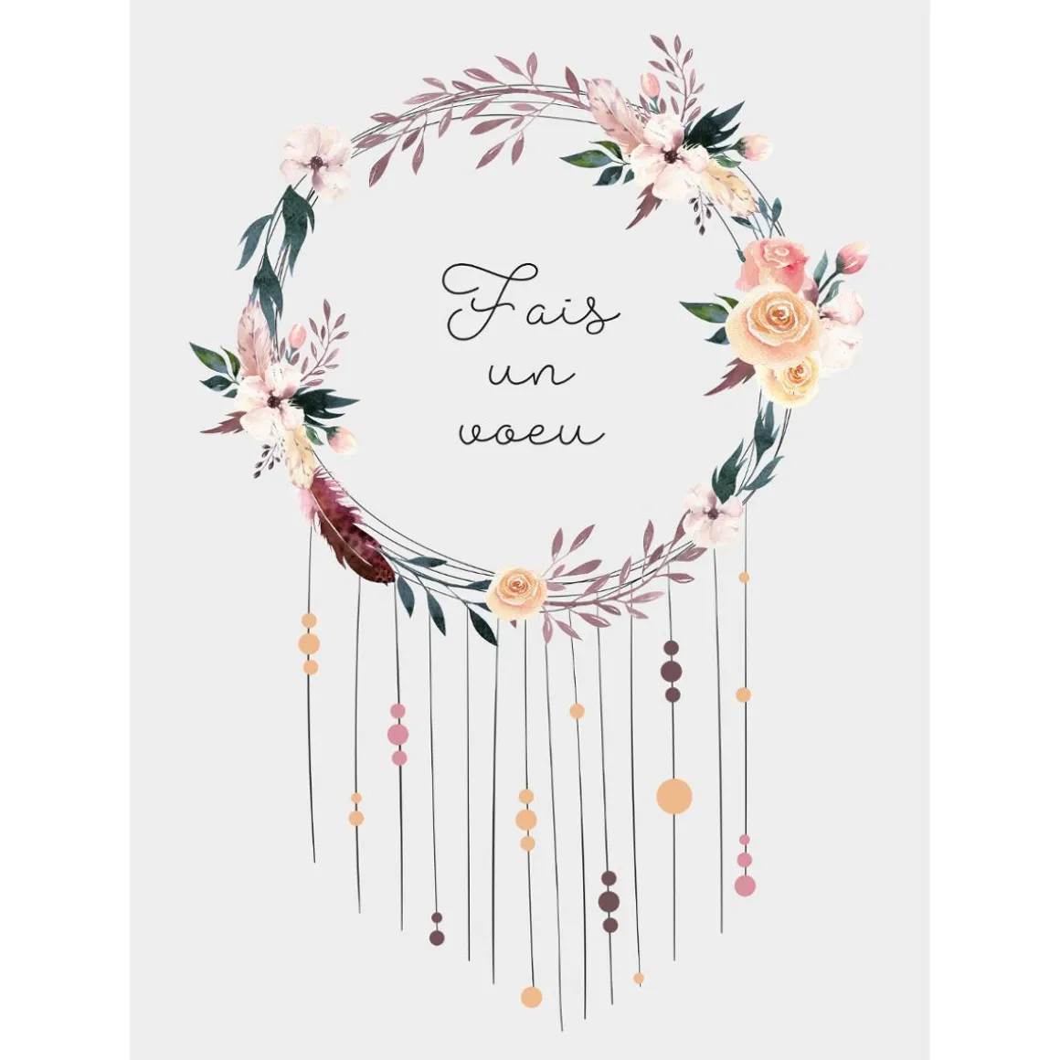 STICKER ATTRAPE REVE 30X40CM