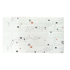 STICKER BRIQUE X3 A MOTIFS 70X39X0.5CM