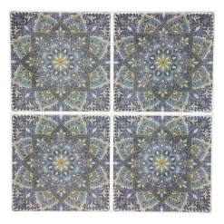 STICKER CARREAUX MOSAIQUE D.26X26CM X2 PIECES