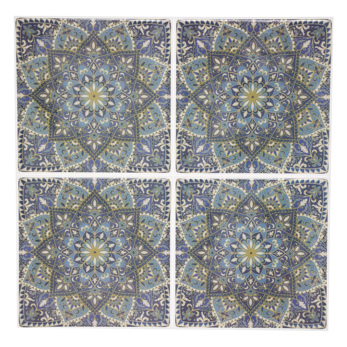 STICKER CARREAUX MOSAIQUE D.26X26CM X2 PIECES