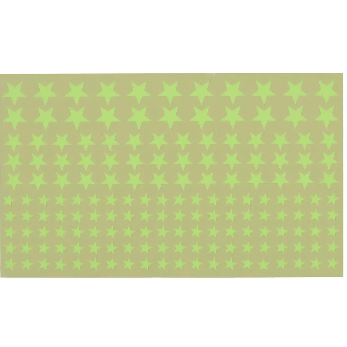 STICKER MURALE PHOSPHORESCENT ROND ET ETOILE