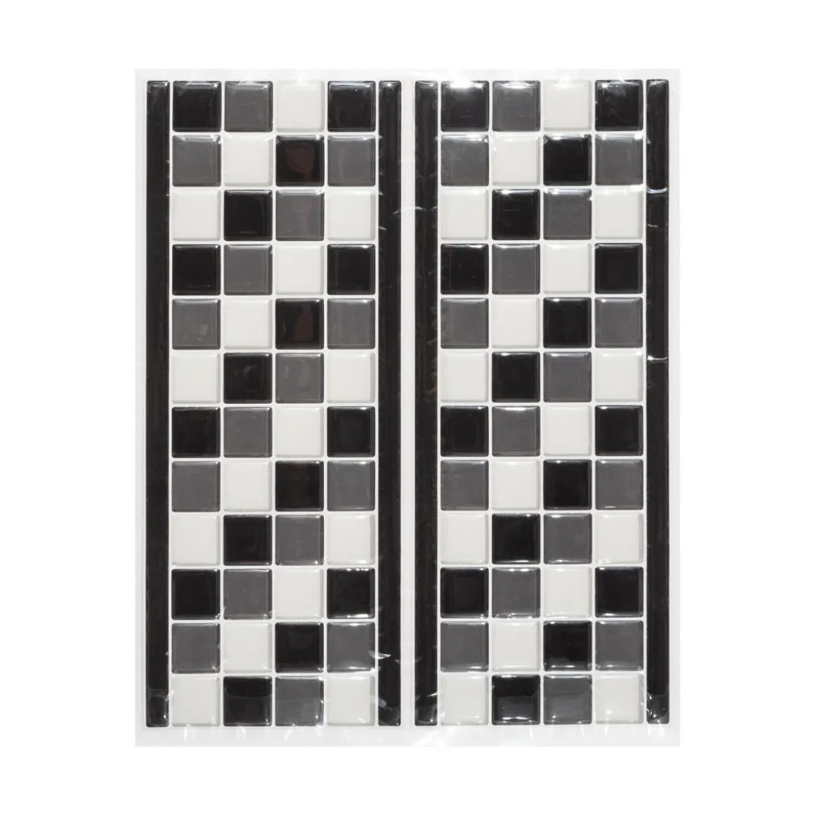 STICKER PETITS CARREAUX FRISE NOIR