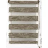 STORE ENROULEUR LUMIERE NUIT 45X180CM CHINE MARRON OR