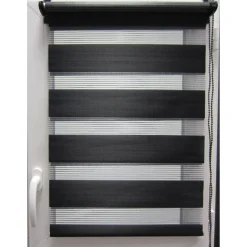 STORE ENROULEUR LUMIERE NUIT 45X180CM NOIR