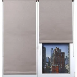 STORE ENROULEUR OCCULTANT TEXTURE 45X180CM TAUPE