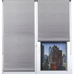 STORE ENROULEUR OCCULTANT TEXTURE 45X180CM GRIS