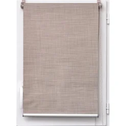 STORE ENROULEUR TAMISANT BARRE ALU 45X180CM TAUPE