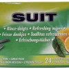 SUIT 24 LINGETTES RINCE DOIGTS CITRON