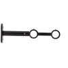 SUPPORT DOUBLE D.20CM 150MM NOIR MAT X2 PIECES