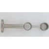 SUPPORT DOUBLE EXT D28 190 MM X1 ARGENT MAT
