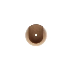 SUPPORT MURAL D.28CM NATUREL VERNIS X2PIECES