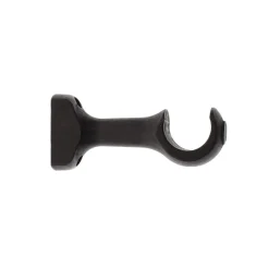 SUPPORT OUVERT SIMPLE D.28CM NOIR MAT X2PIECES