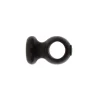 SUPPORT PLAFOND D.28CM NOIR MAT X2PIECES