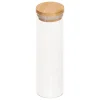 SUPPORT 8 POTS A EPICES VERRE SUPPORT BAMBOU