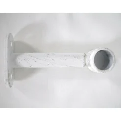 SUPPORT SIMPLE D20 90 MM X2 BLANC OR