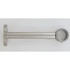 SUPPORT SIMPLE EXT D28 155 MM X1 ARGENT MAT