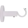 SUPPORT SIMPLE OUVERT D.20 60MM BLANC MAT