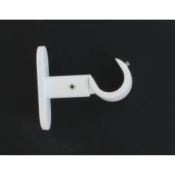 SUPPORT SIMPLE OUVERT D20 50 MM X2 BLANC MAT
