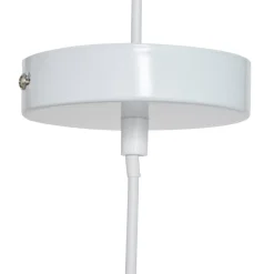 SUSPENSION CERAMIQUE BRUNA BLANC D.23CM
