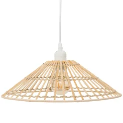 SUSPENSION CONE MAHE BAMBOU NATUREL D.36CM