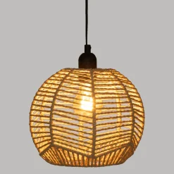 SUSPENSION CORDE CAREN NATUREL D.24CM