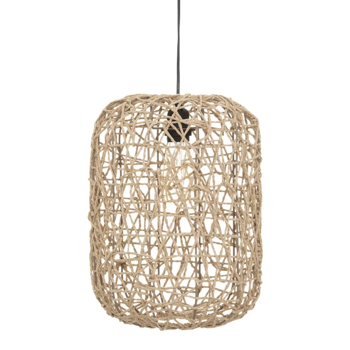 SUSPENSION CORDE RAAHE NATUREL D.28CM