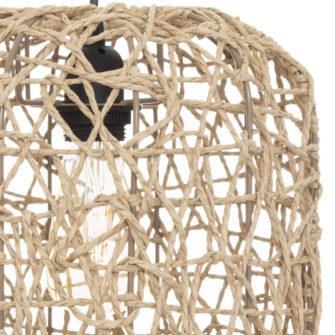 SUSPENSION CORDE RAAHE NATUREL D.28CM