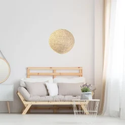 SUSPENSION INTERIEUR BEIGE 30CM