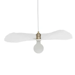 SUSPENSION MACHE TEHANI BLANC D.57CM