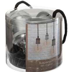 SUSPENSION METAL DORE H.7CM