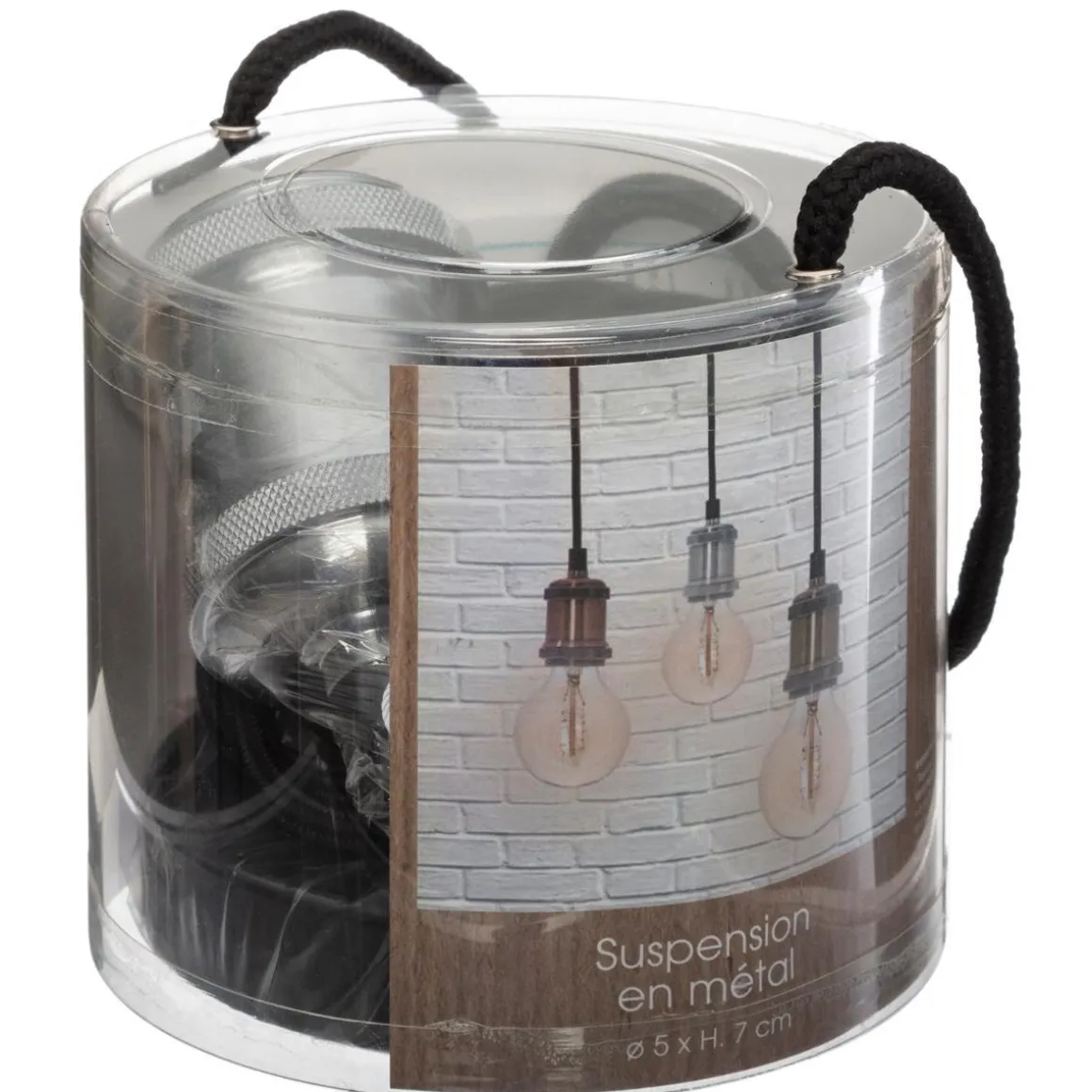 SUSPENSION METAL DORE H.7CM