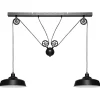 SUSPENSION METAL EZIO NOIR D.60CM