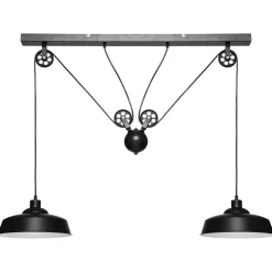 SUSPENSION METAL EZIO NOIR D.60CM