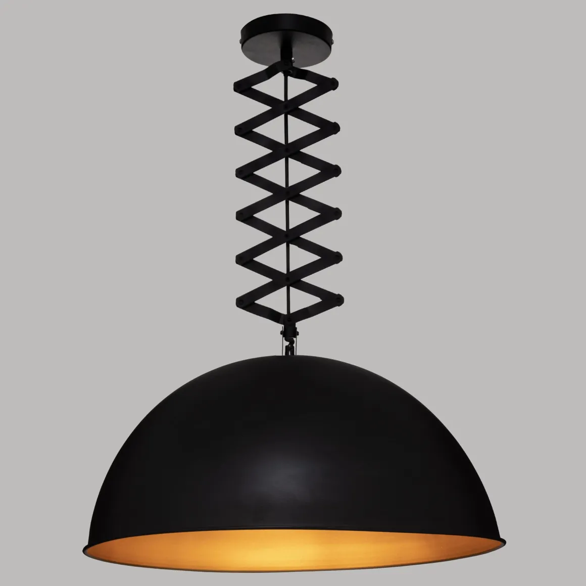 SUSPENSION METAL LAHTI NOIR D.51CM