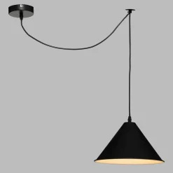 SUSPENSION METAL LOICA NOIR D.28.5CM