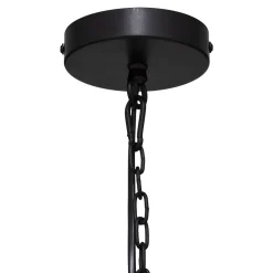 SUSPENSION METAL SILAS NOIR D.23CM