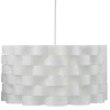 SUSPENSION PAPIER PLASTIQUE MOKI BLANC D.42CM
