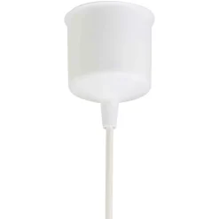 SUSPENSION PAPIER PLASTIQUE MOKI BLANC D.42CM