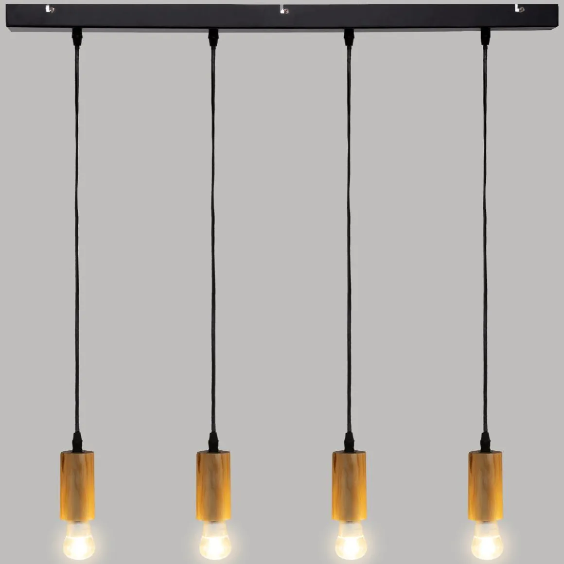 SUSPENSION X4 BOIS AYS NATUREL L.80CM
