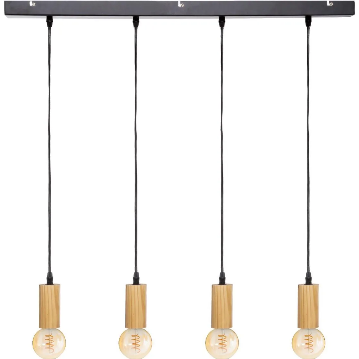 SUSPENSION X4 BOIS AYS NATUREL L.80CM