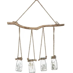 SUSPENSION X4 FLEURS SECHEES NATUREL