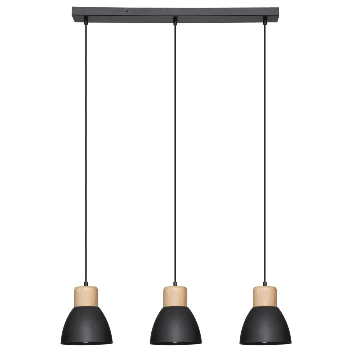 SUSPENSION X3 METAL DESY NOIR D.15CM