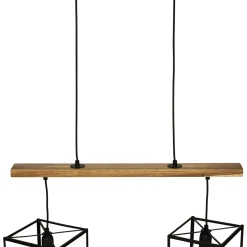 SUSPENSION X2 METAL EDENA NOIR L.70CM