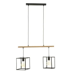 SUSPENSION X2 METAL EDENA NOIR L.70CM