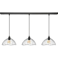 SUSPENSION X3 METAL FIL GALT NOIR D.24CM