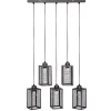 SUSPENSION X5 METAL HUNE NOIR L.28CM