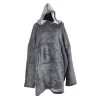 SWEAT A CAPUCHE INTERIEUR SHERPA GRIS