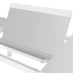 TABLE ALLURE EXTENSIBLE GRIS BLANC 10 PLACES