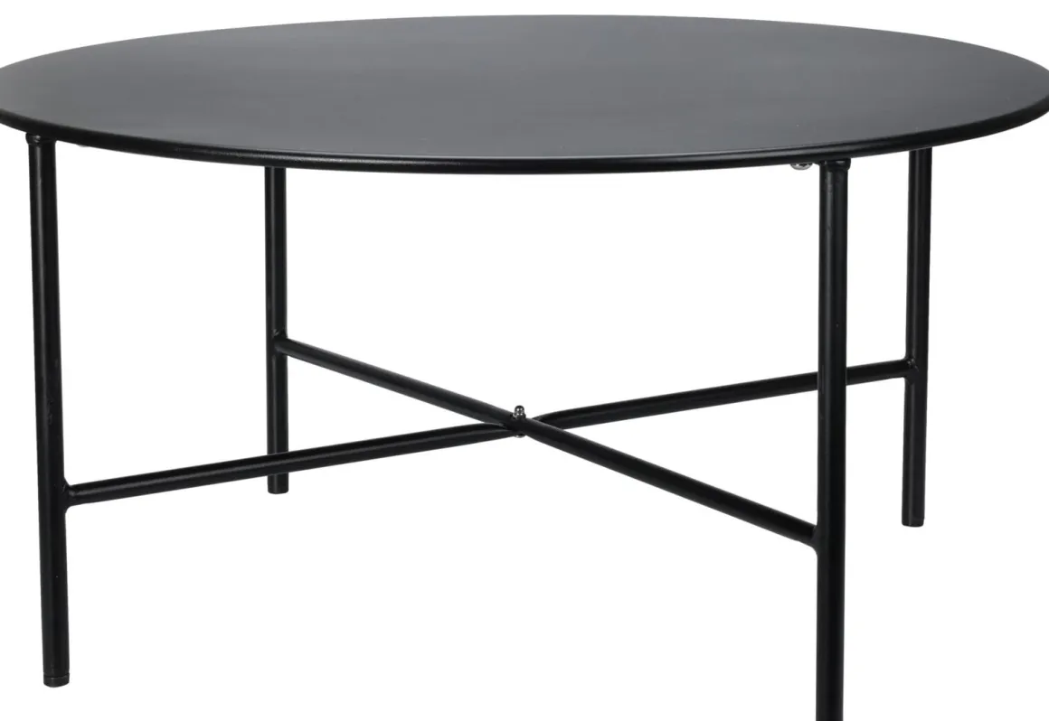 TABLE APPOINT ESSENTIEL OUTDOOR GRAPHITE LARGE 70XH35CM